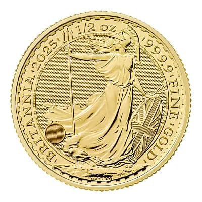 2025 Britannia 0.5oz Gold Bullion Coin