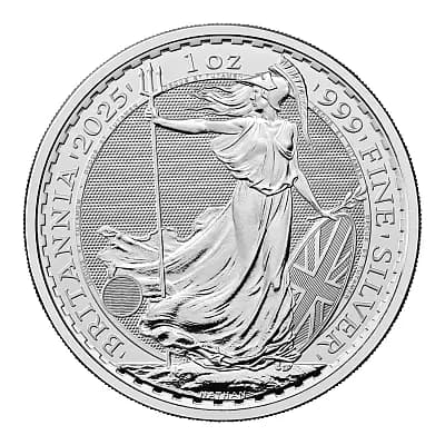 2025 Britannia 1oz Silver Bullion Coin