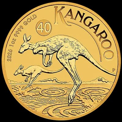 2026 Australian Kangaroo 1oz Gold Bullion Coin