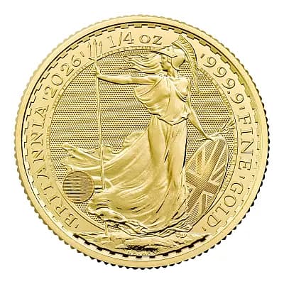 2026 Britannia 1/4oz Gold Bullion Coin